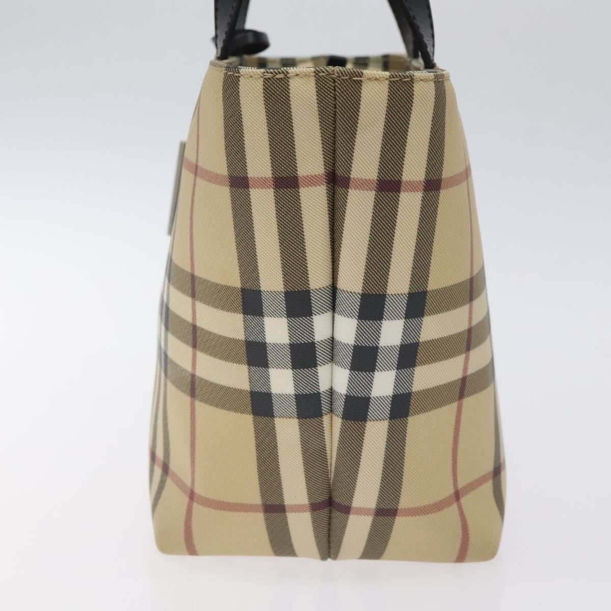 Burberry Nova Check Tote canvas check pattern, BEIGE, PVC, Tote bag