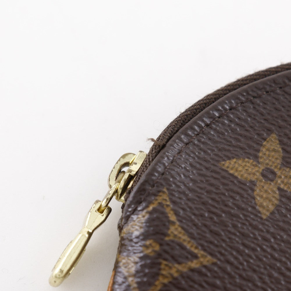Louis Vuitton Round Coin Purse Monogram Canvas, BROWN, CANVAS, Wallets
