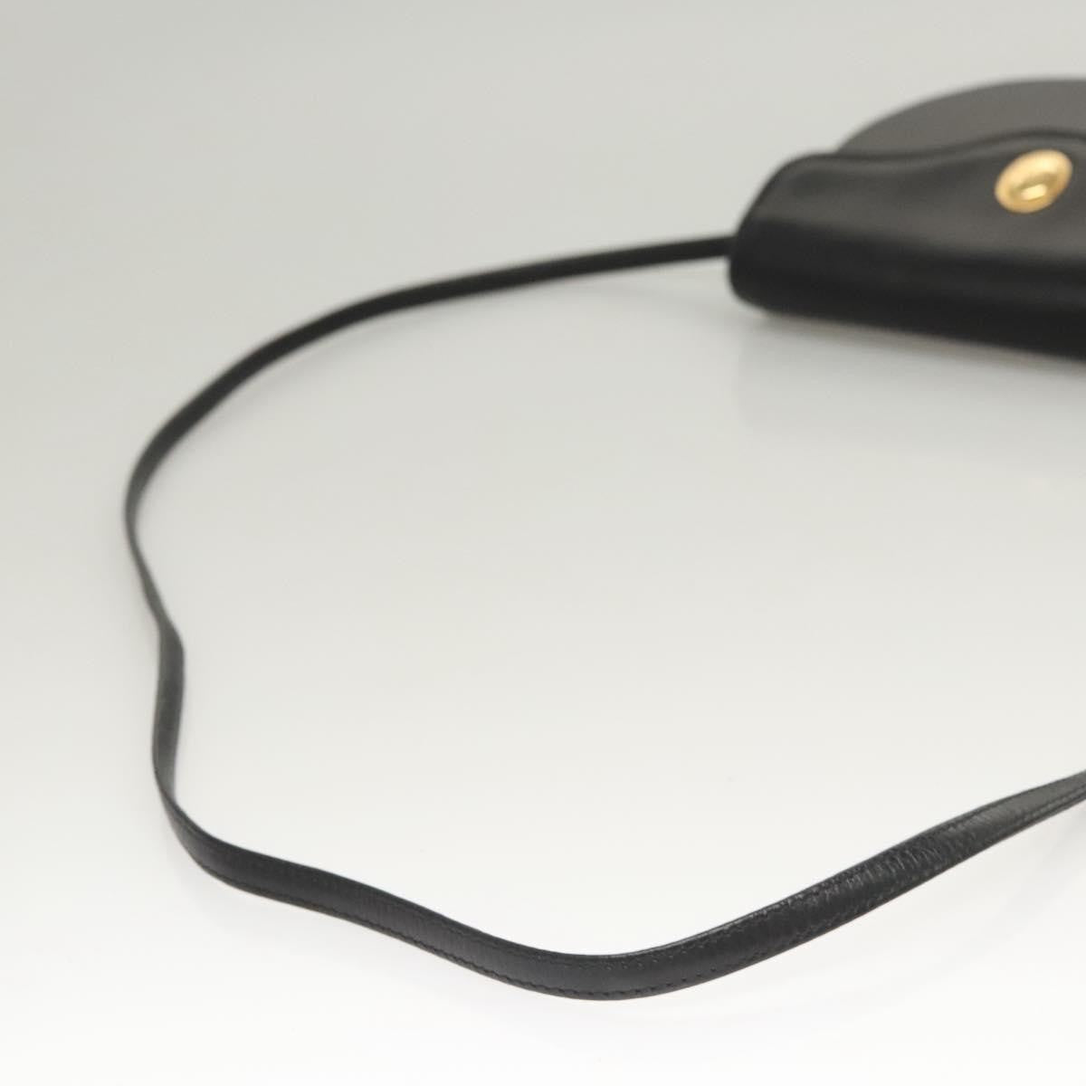 Christian Dior CD Shoulder bag Leather, BLACK, LEATHER, Shoulder bag