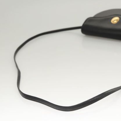 Christian Dior CD Shoulder bag Leather, BLACK, LEATHER, Shoulder bag