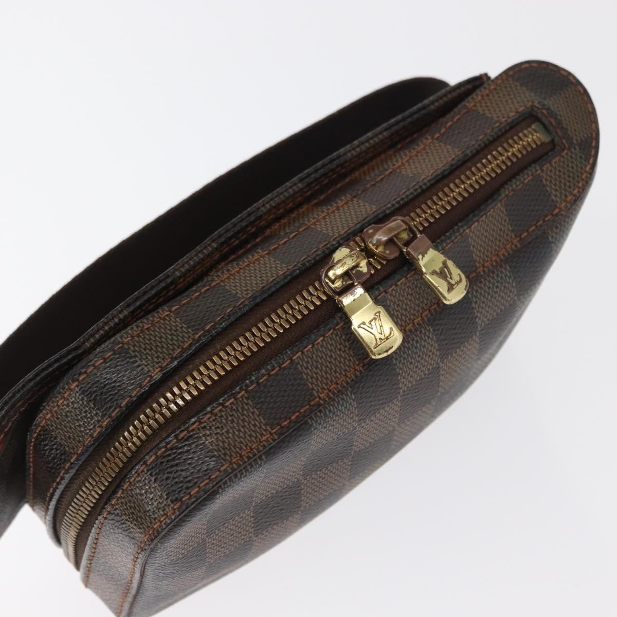 Louis Vuitton Geronimos Waist Bag Damier, BROWN, CANVAS, Shoulder bag