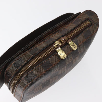 Louis Vuitton Geronimos Waist Bag Damier, BROWN, CANVAS, Shoulder bag