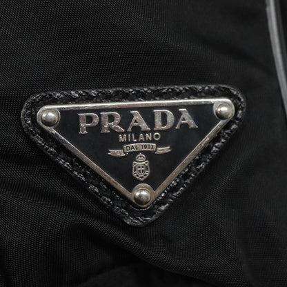Prada Vintage Shoulder Bag Tessuto, BLACK, NYLON, Shoulder bag
