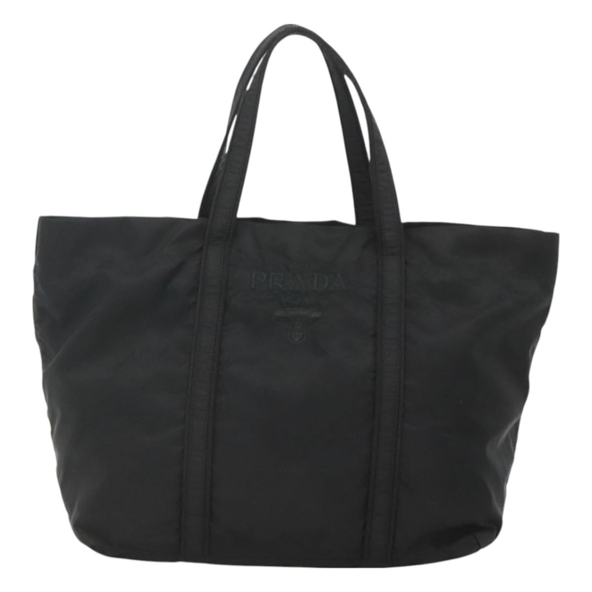 Prada Vintage Tote Tessuto, BLACK, NYLON, Tote bag