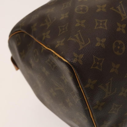 Louis Vuitton Keepall Bag Monogram Canvas, BROWN, CANVAS, Travel bag