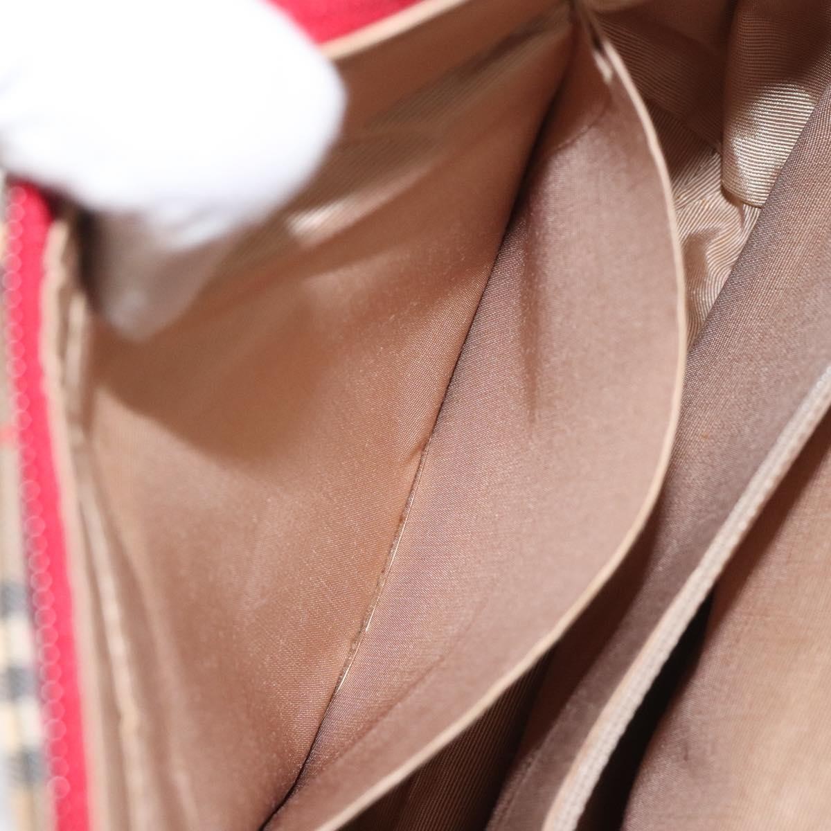 Burberry Nova Check Handbag Nova Check Canvas, BEIGE, CANVAS, Handbag