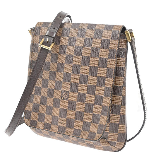 Louis Vuitton Musette Salsa Handbag Damier Canvas, BROWN, CANVAS, Shoulder bag