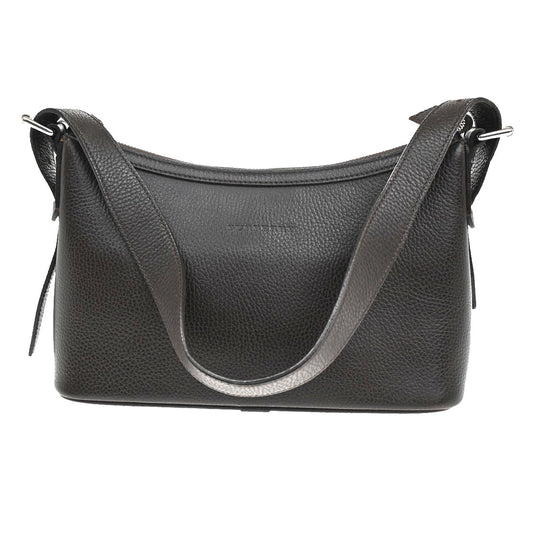 Burberry Vintage Shoulder Bag Leather, BROWN, LEATHER, Shoulder bag