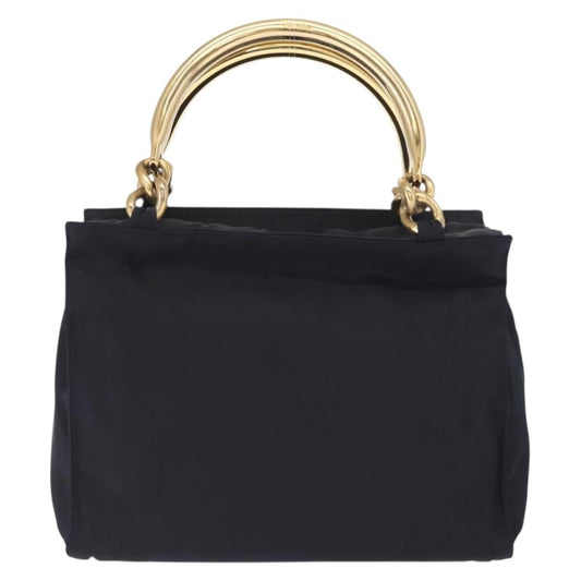 Prada Metal Handles Tote Tessuto, NAVY, NYLON, Tote bag