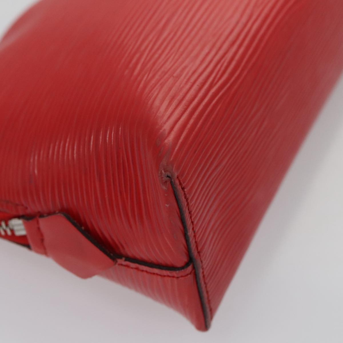 Louis Vuitton Cosmetic Pouch Epi Leather, RED, LEATHER, Clutche & pouche