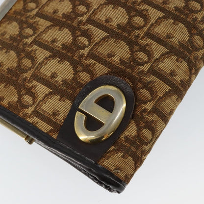 Christian Dior Vintage Frame Clutch Diorissimo Canvas, BROWN, CANVAS, Clutche & pouche