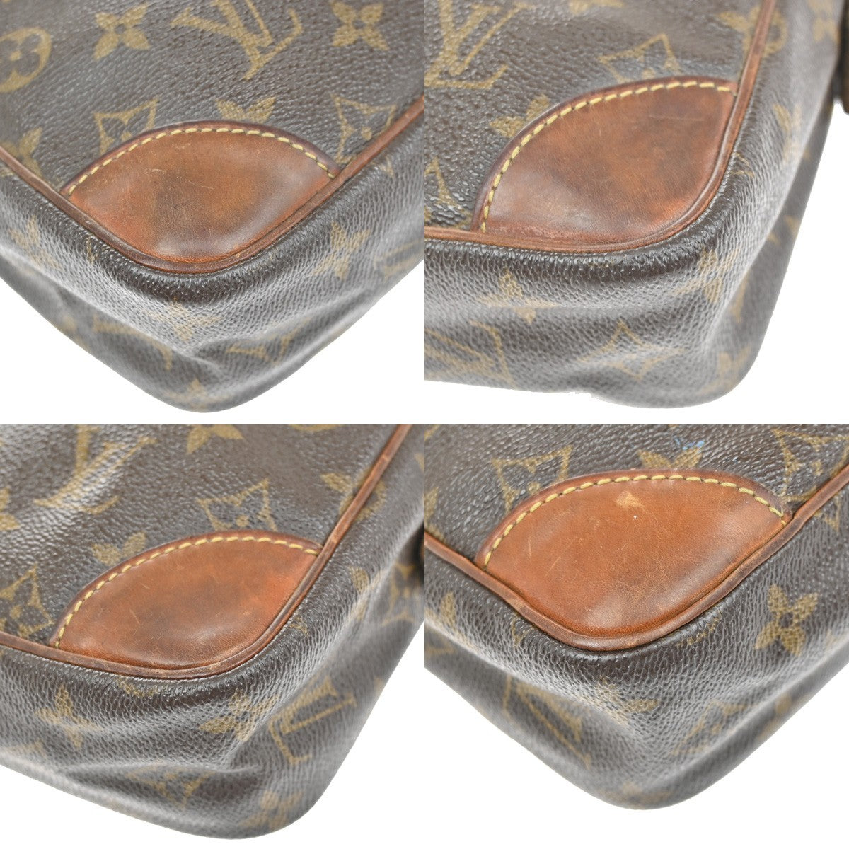 Louis Vuitton Compiegne Canvas, BROWN, LEATHER, Clutche & pouche