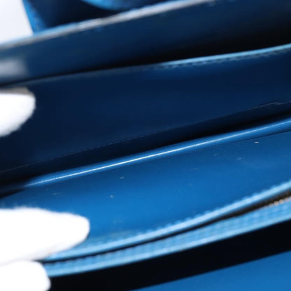 Louis Vuitton Capucines Shoulder Bag Epi Leather, BLUE, LEATHER, Shoulder bag