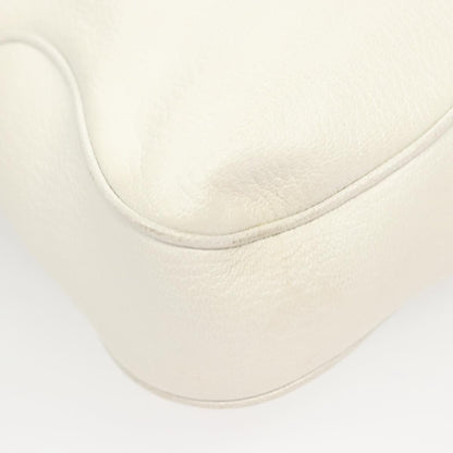 Salvatore Ferragamo Vintage Vara Hobo Leather, WHITE, LEATHER, Shoulder bag