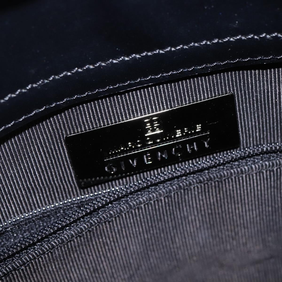 Givenchy Vintage 4G handbag Leather, NAVY, LEATHER, Handbag