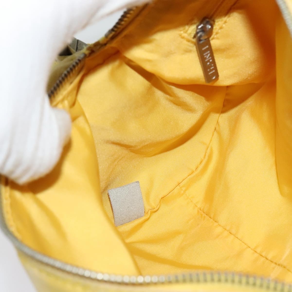 Chanel Travel Line Barrel Bag Nylon, YELLOW, NYLON, Travel bag