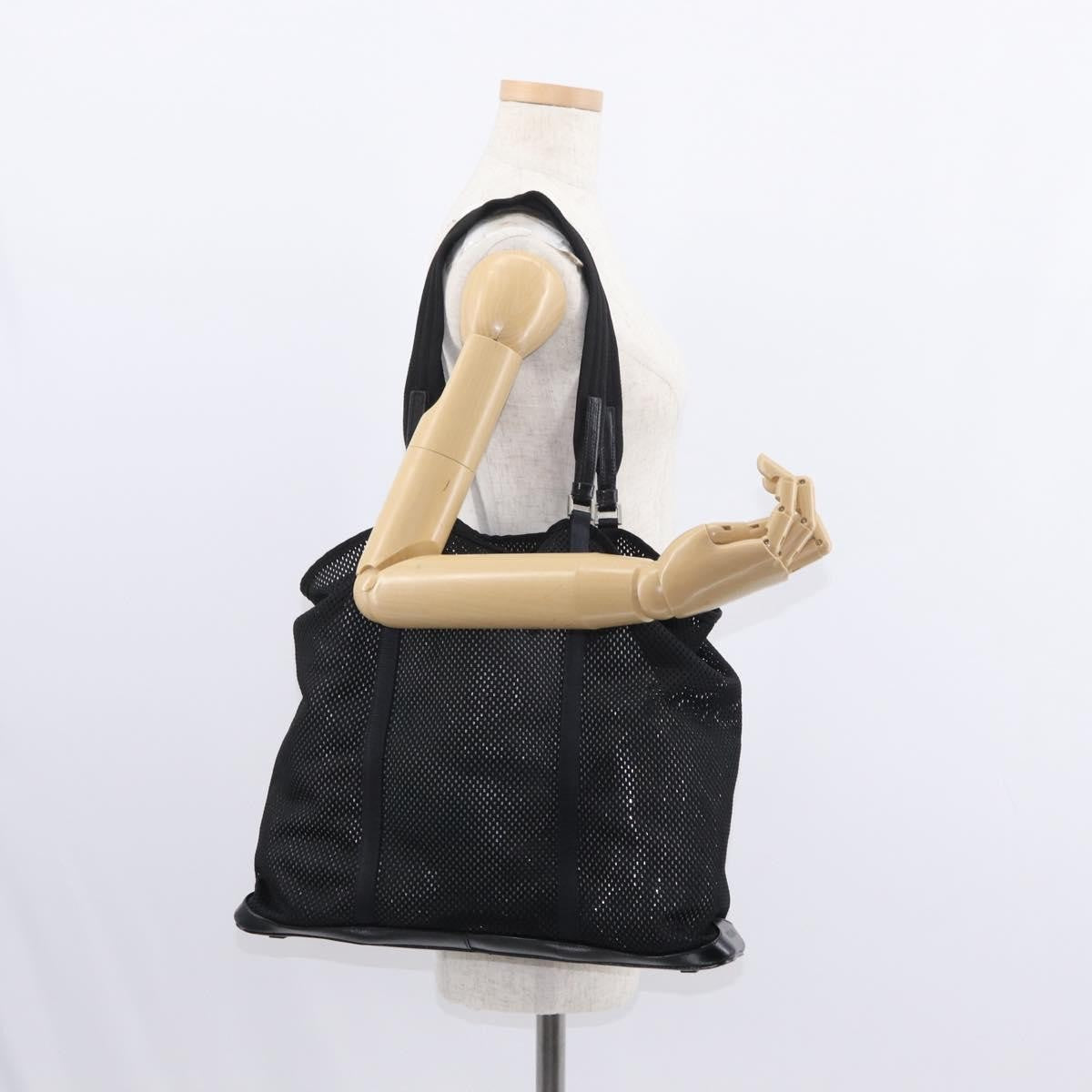 Prada Vintage Tote Nylon, BLACK, NYLON, Tote bag