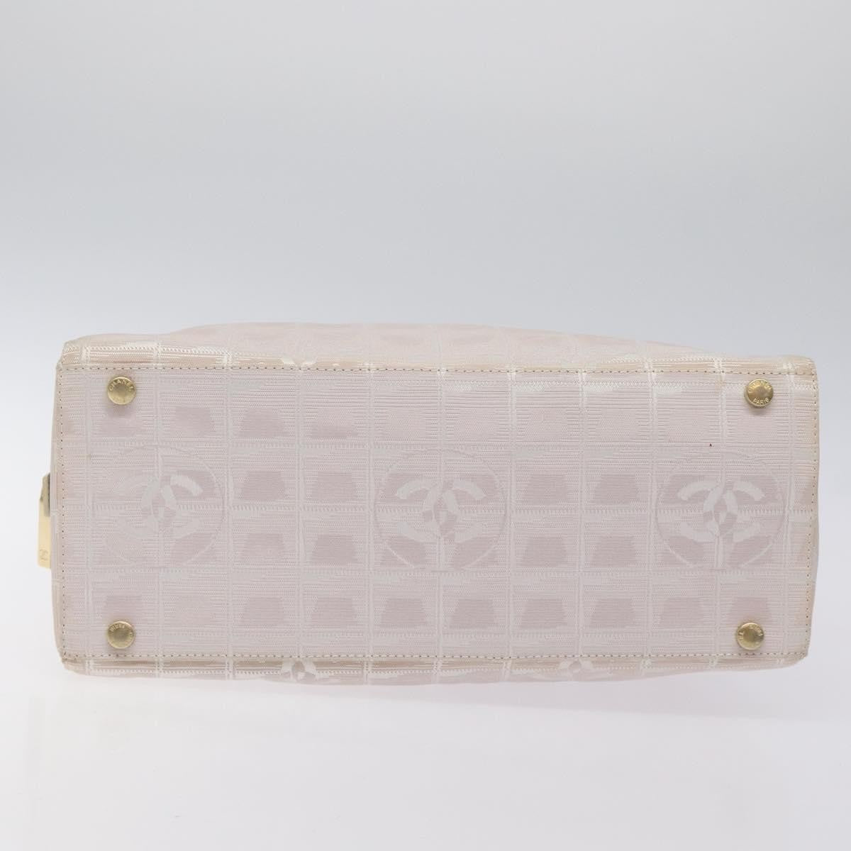 Chanel Travel Line Top Handle Bag Nylon, PINK, NYLON, Travel bag