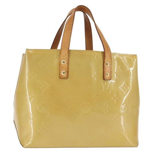 Louis Vuitton Reade Handbag Monogram Vernis, BEIGE, PATENT_LEATHER, Handbag