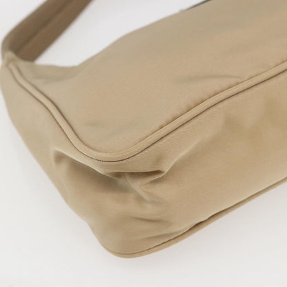 Prada Hobo Tessuto, BEIGE, NYLON, Handbag