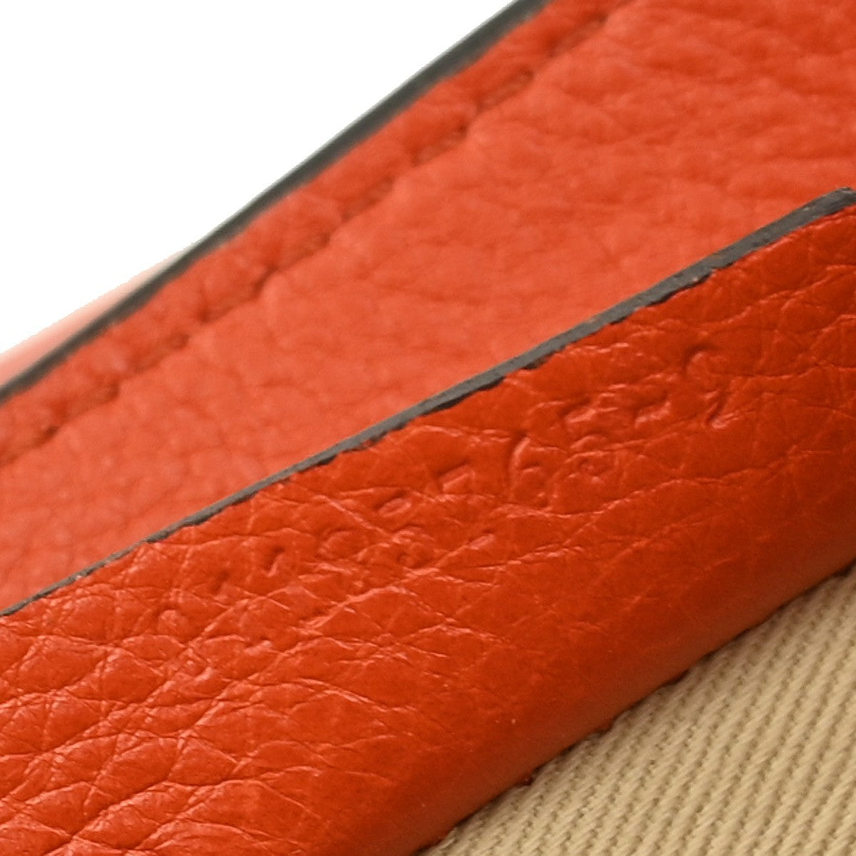 Chloe Faye Backpack Leather and Suede, ORANGE, SUEDE, Backpack