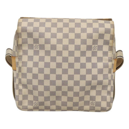 Louis Vuitton Naviglio Handbag Damier, WHITE, CANVAS, Shoulder bag