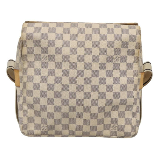 Louis Vuitton Naviglio Handbag Damier, WHITE, CANVAS, Shoulder bag