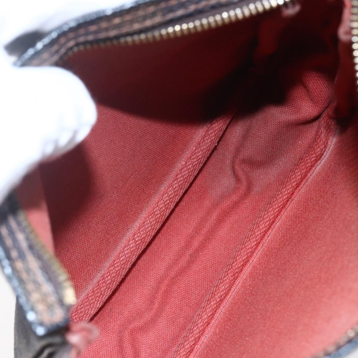 Louis Vuitton Trousse Make Up Bag Damier, BROWN, CANVAS, Clutche & pouche