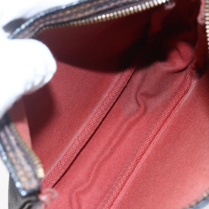 Louis Vuitton Trousse Make Up Bag Damier, BROWN, CANVAS, Clutche & pouche
