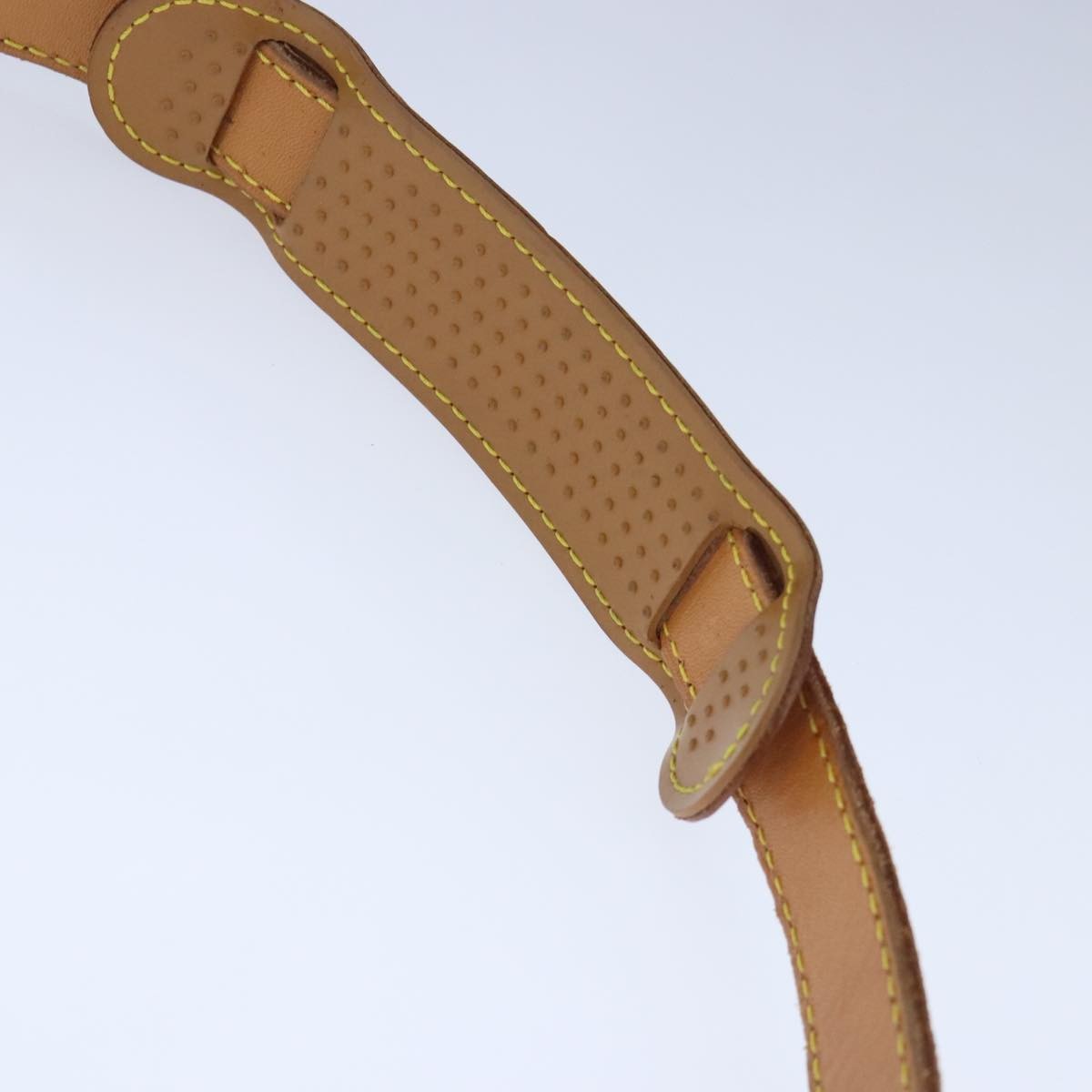 Louis Vuitton Adjustable Shoulder Strap Leather, BEIGE, LEATHER, Straps