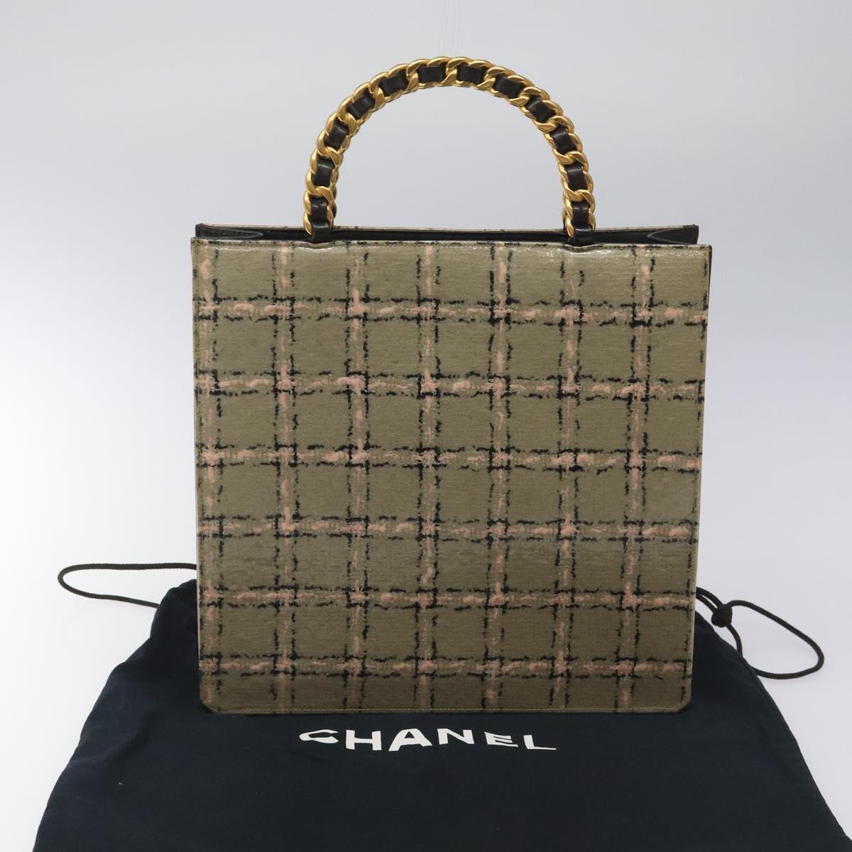Chanel Chocolate bar tote Leather, BEIGE, LEATHER, Tote bag