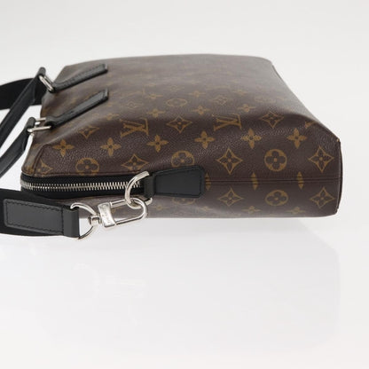 Louis Vuitton Porte-Documents Jour Bag Macassar Monogram Canvas, BROWN, CANVAS, Briefcase