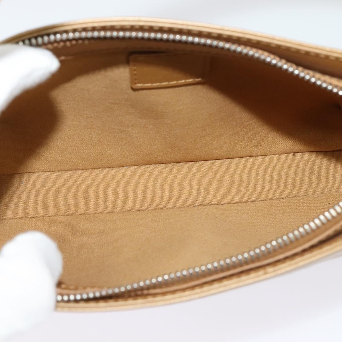 Louis Vuitton Mat Fowler Handbag Monogram Vernis, GOLD, LEATHER, Handbag