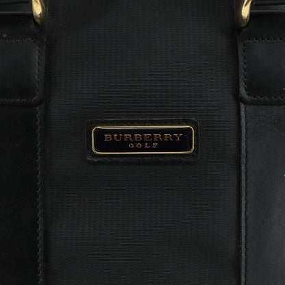 Burberry Golf handbag Nylon, BLACK, NYLON, Handbag