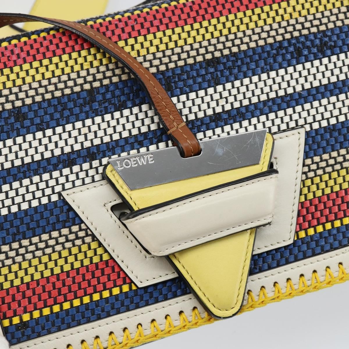 Loewe Barcelona Shoulder Bag Leather, MULTICOLOUR, LEATHER, Shoulder bag