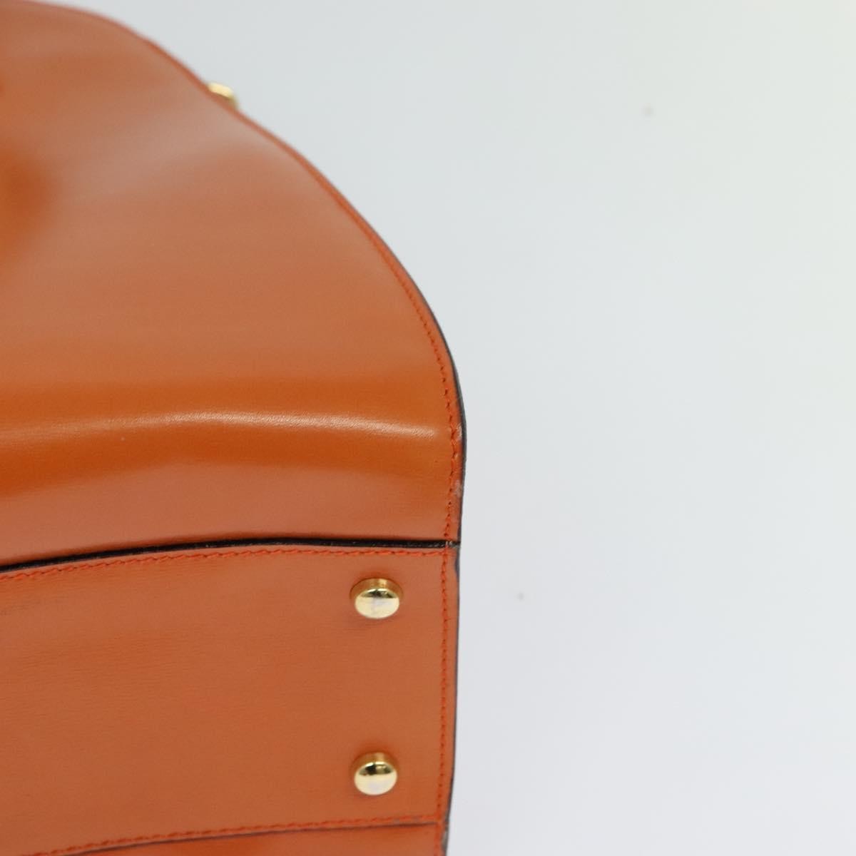 Celine Tote bag Leather, ORANGE, LEATHER, Tote bag