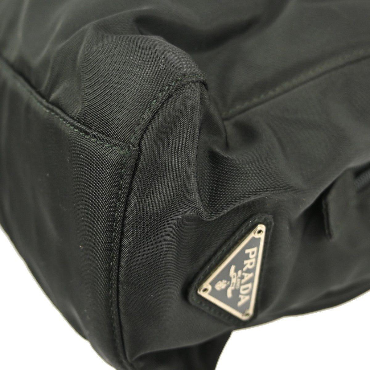 Prada Vintage Tote Tessuto, BLACK, NYLON, Tote bag