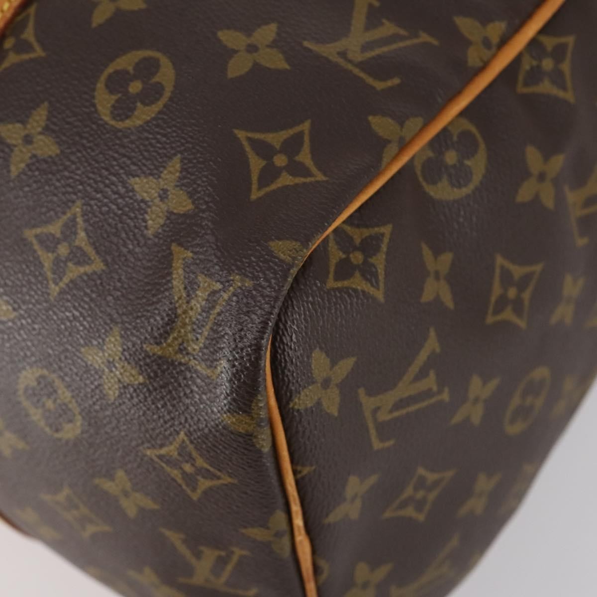 Louis Vuitton Sac Souple Handbag Monogram Canvas, BROWN, CANVAS, Travel bag