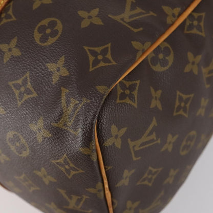 Louis Vuitton Sac Souple Handbag Monogram Canvas, BROWN, CANVAS, Travel bag