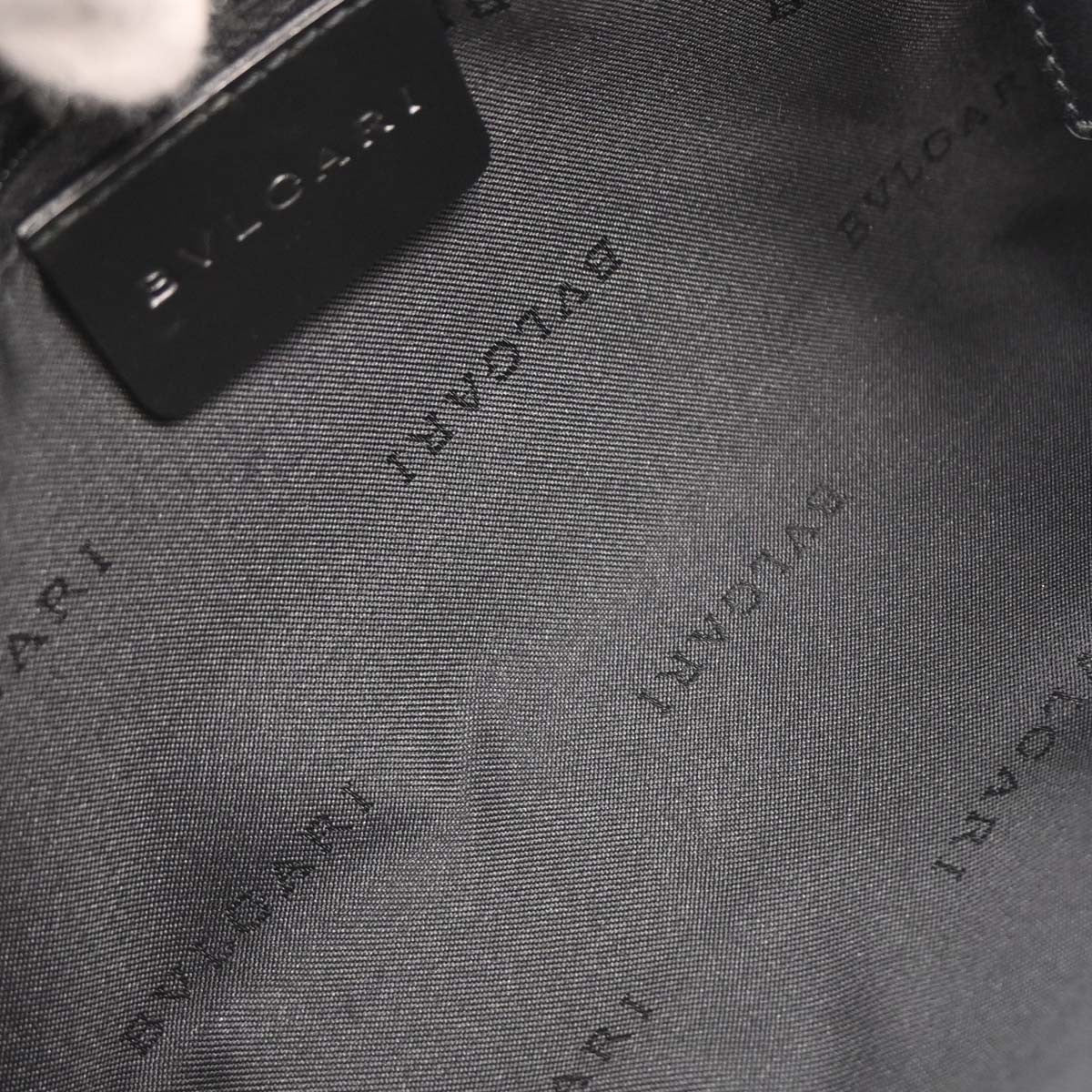 Bvlgari B.Zero1 Logomania Bag Canvas with Leather, BLACK, CANVAS, Shoulder bag