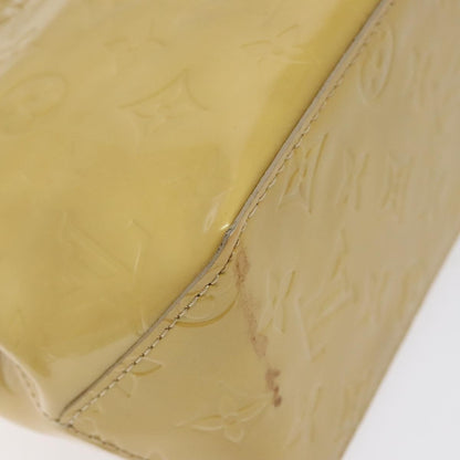 Louis Vuitton Reade Handbag Monogram Vernis, BEIGE, PATENT_LEATHER, Handbag