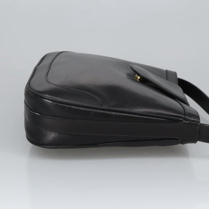 Gucci Vintage Shoulder Bag Leather, BLACK, LEATHER, Shoulder bag