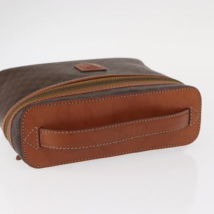Celine Macadam Vanity Bag Canvas, BROWN, CANVAS, Handbag