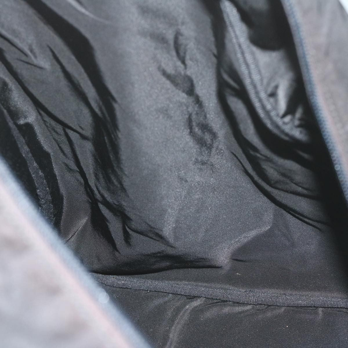 Prada Vintage Zip Handbag Tessuto, BLACK, NYLON, Handbag