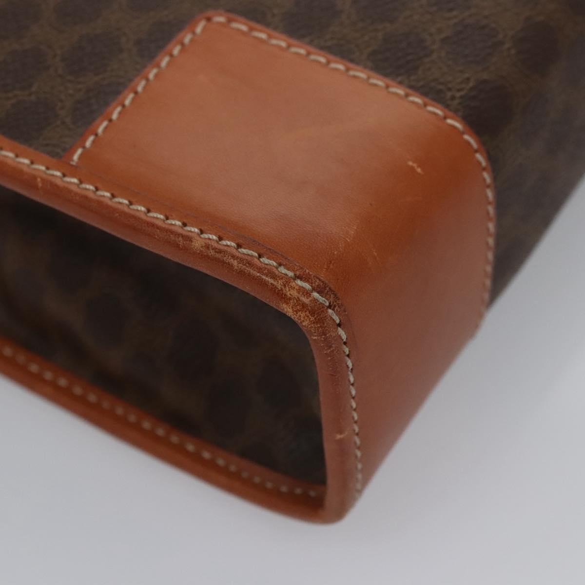 Celine Macadam Briefcase Canvas and leather, BROWN, CANVAS, Briefcase