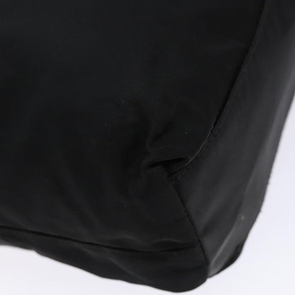 Prada Resin Handle Tote Tessuto, BLACK, NYLON, Tote bag