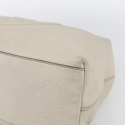 Gucci Soho Chain Strap Shoulder Bag Leather, WHITE, LEATHER, Shoulder bag