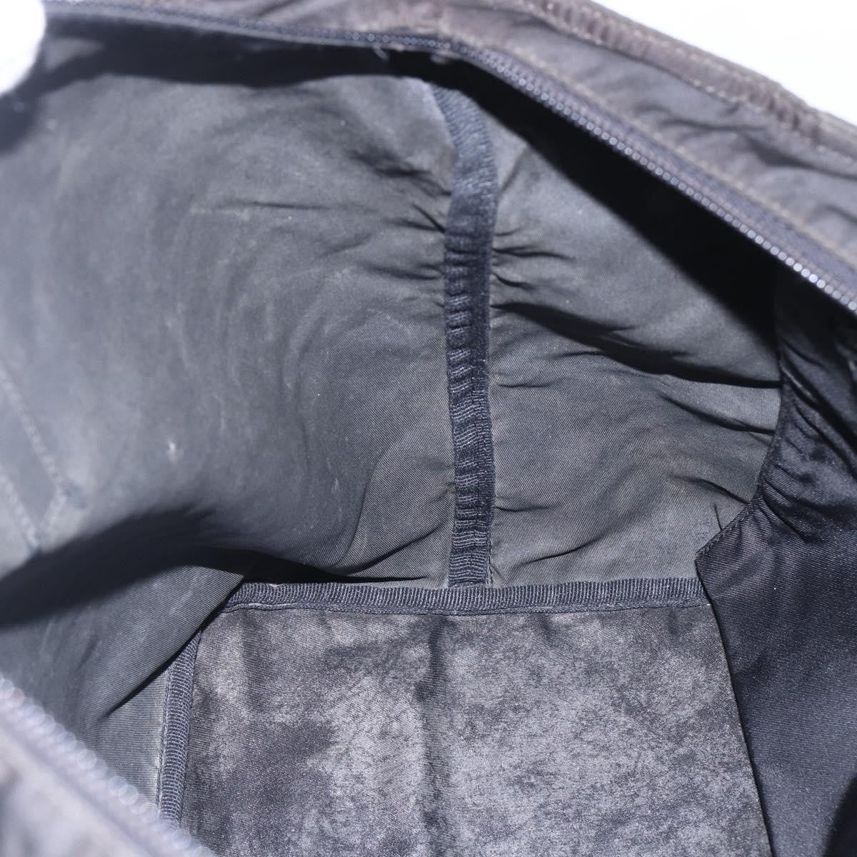 Prada Vintage Zip Tote Tessuto, BLACK, NYLON, Tote bag