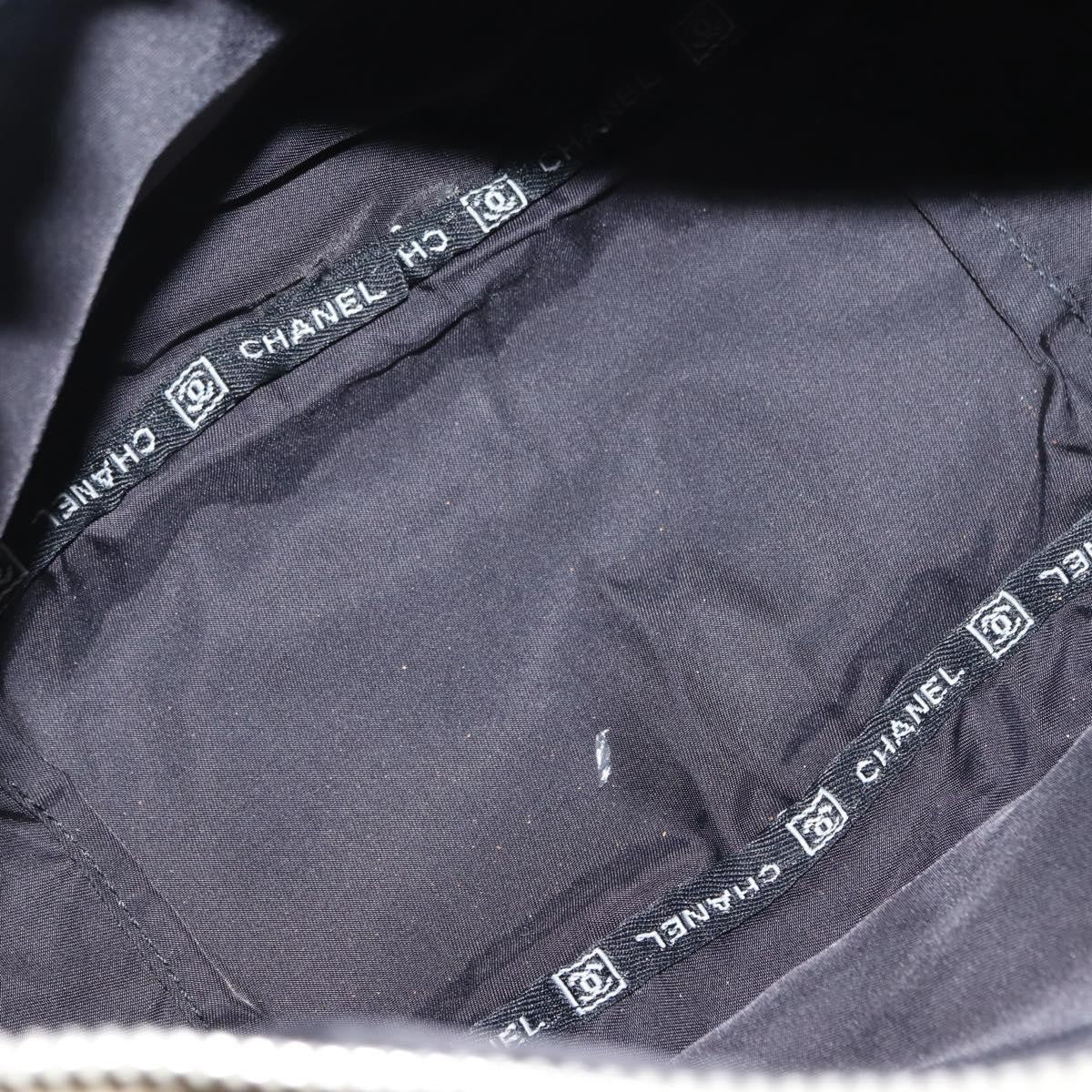 Chanel Vintage Crossbody Bag Canvas, BEIGE, CANVAS, Shoulder bag