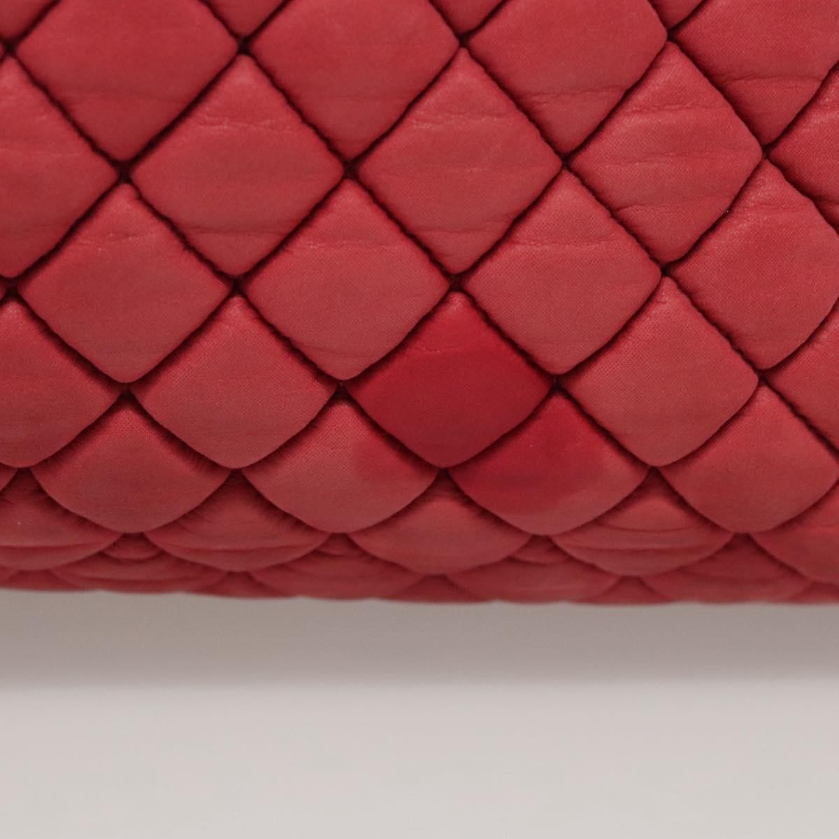 Chanel Matelasse Chain Shoulder Bag Leather, Pink, Leather, Handbag